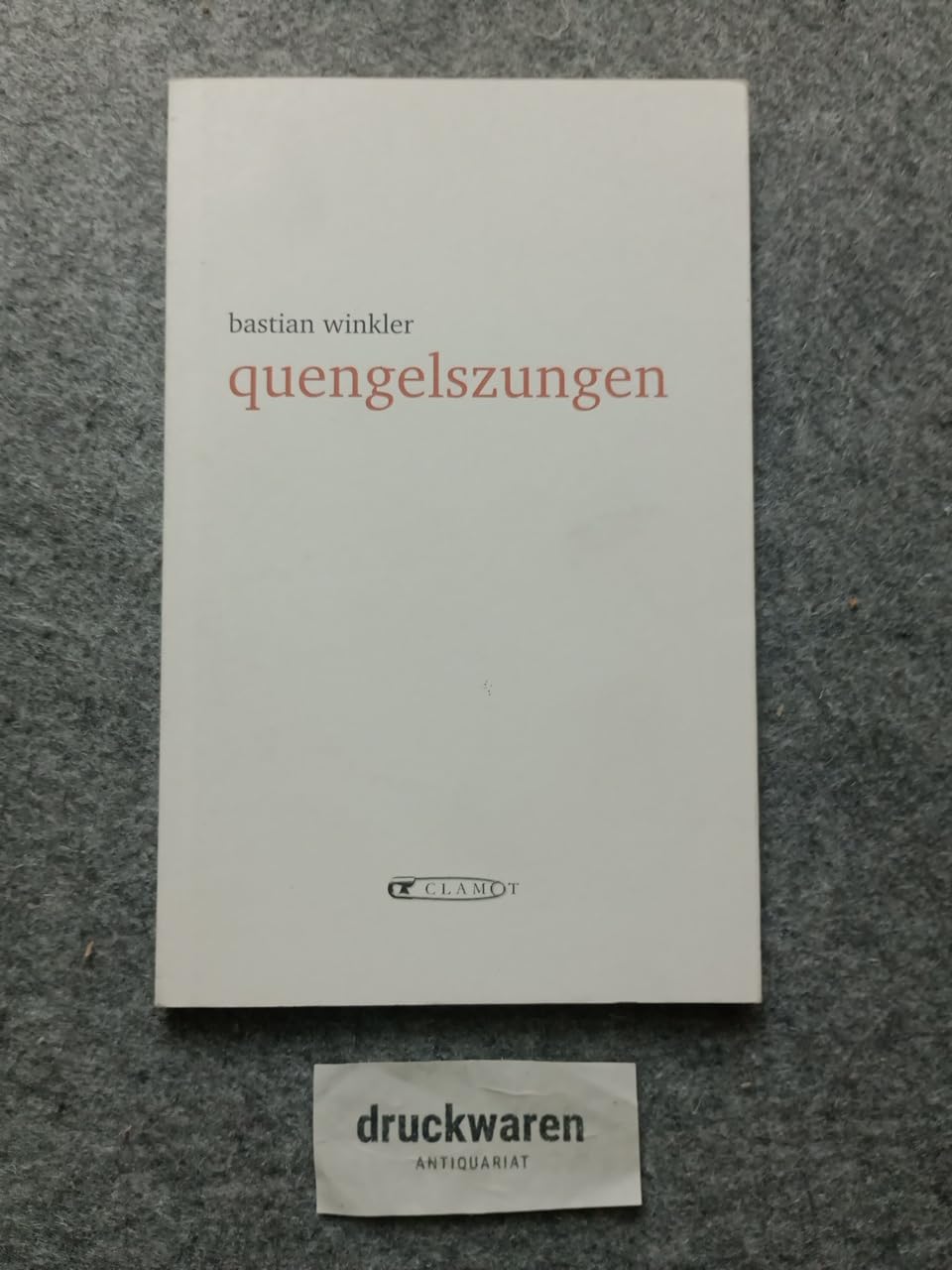 Quengelszungen (Livre en allemand)