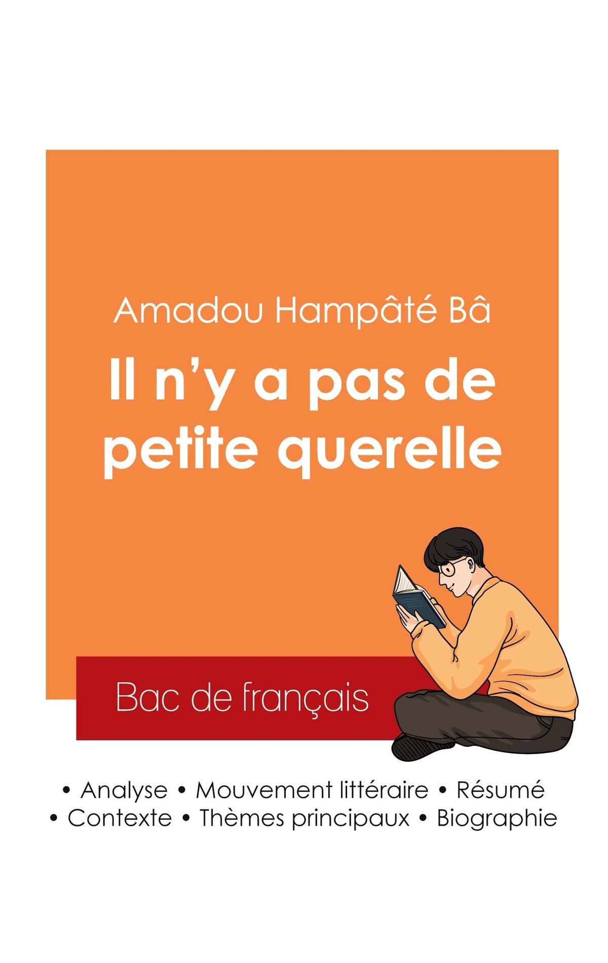 Réussir son Bac de français 2025 : Analyse du recueil Il n'y a pas de petite querelle de Amadou Hampâté Bâ