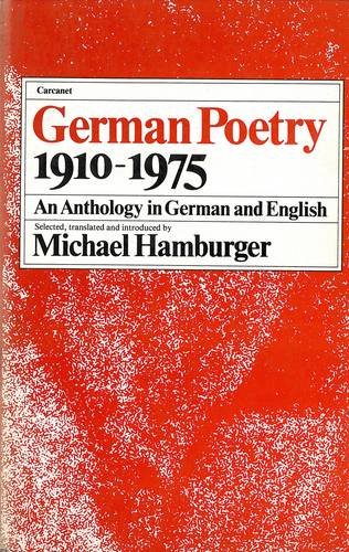 German poetry, 1910-1975: An anthology