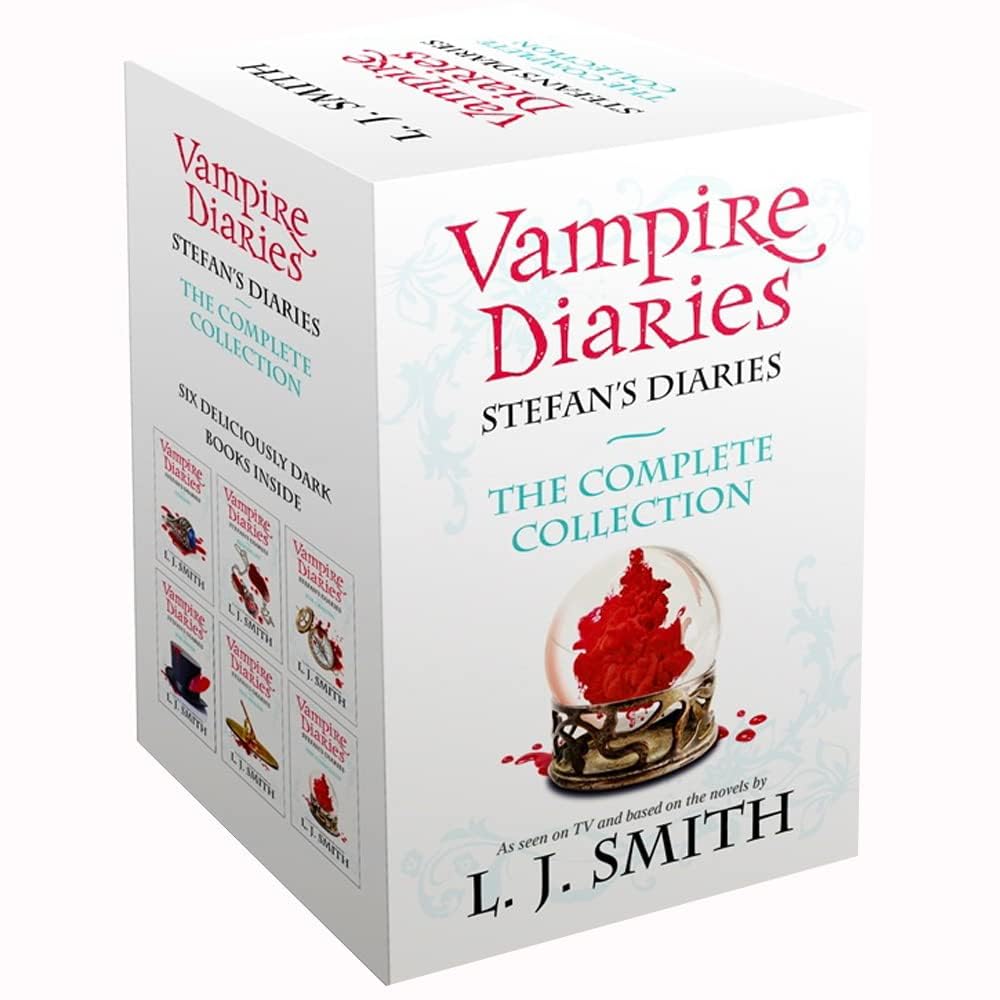 Vampire Diaries Stefan's Diaries The Complete Collection Books 1 - 6 Box Set by L. J. Smith (Origins, Bloodlust, Craving