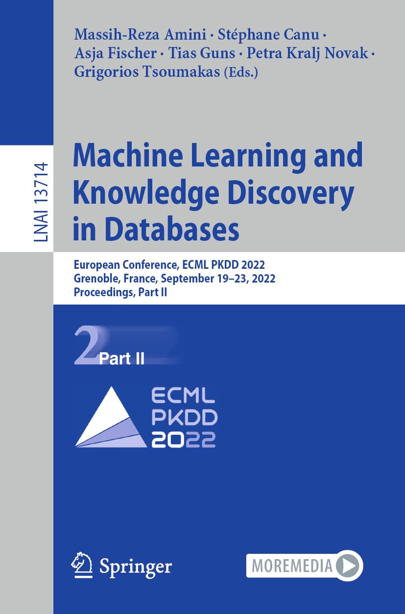 Machine Learning and Knowledge Discovery in Databases: European Conference, ECML PKDD 2022, Grenoble, France, September
