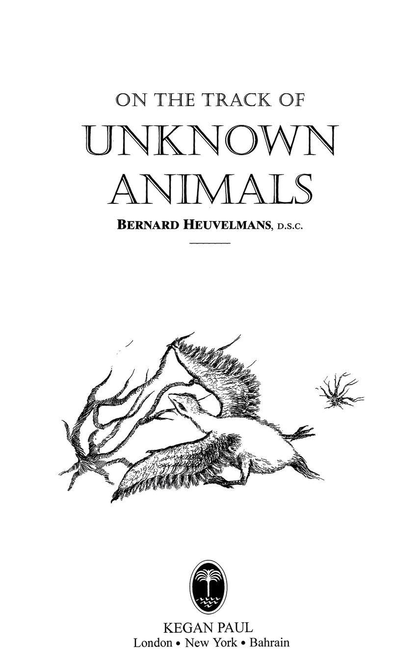 On the Track of Unknown Animals