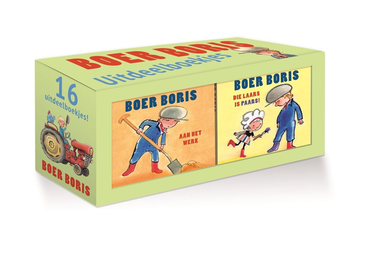 Boer Boris Uitdeelboekjes. 16 Uitdeelboekjes