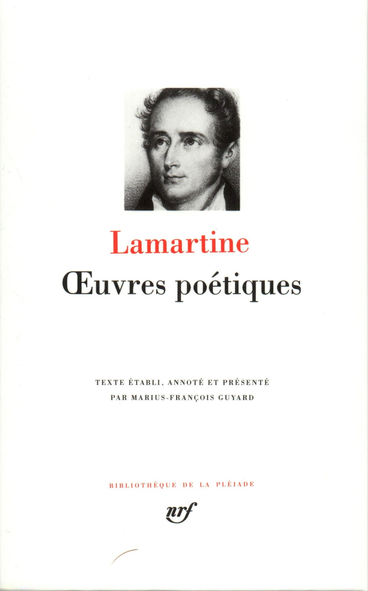 Lamartine: Oeuvres poetiques completes