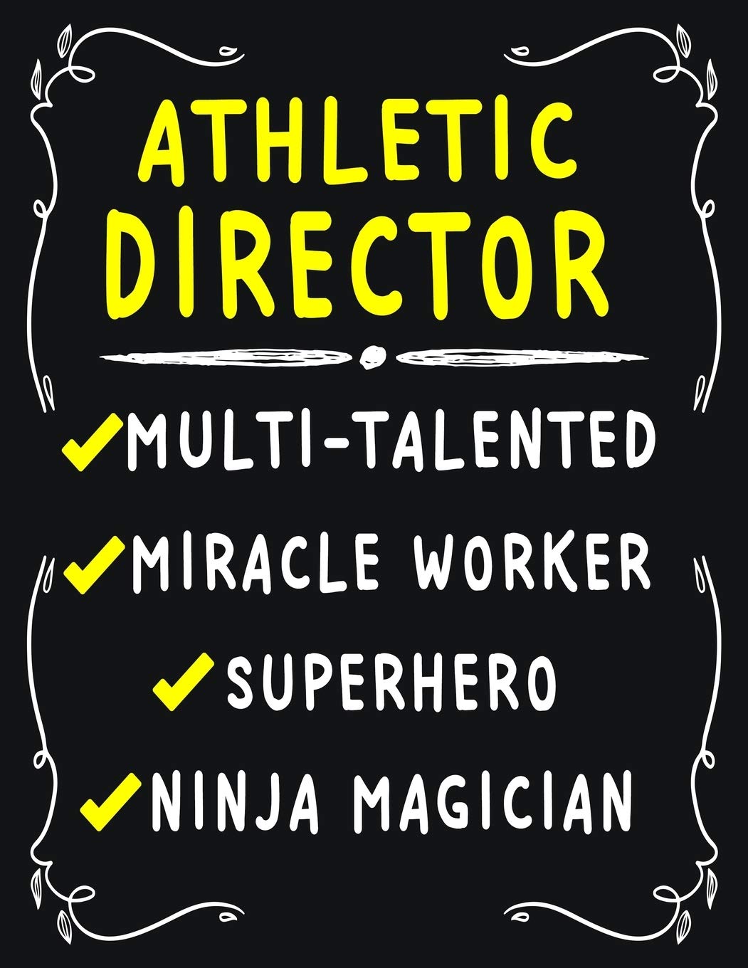 Athletic Director Multi-Talented Miracle Worker Superhero Ninja Magician: Athletic Director Weekly Monthly 2020 Planner