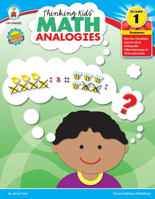 Thinking Kids'™ Math Analogies, Grade 1