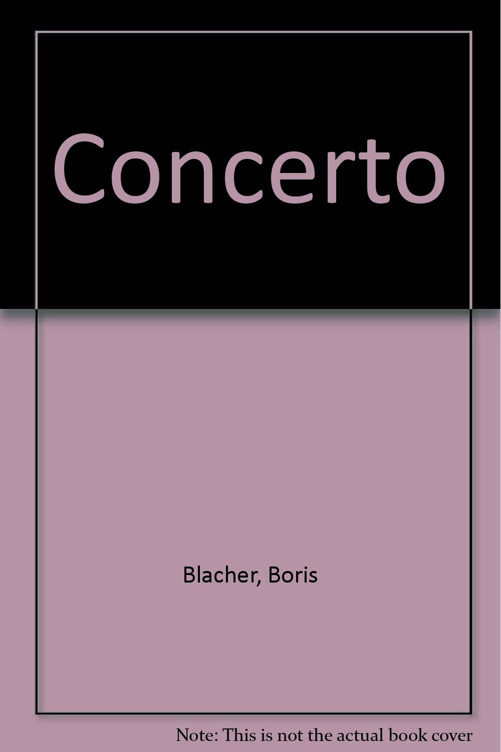 Concerto: Clarinet and Chamber Orchestra. Partition.