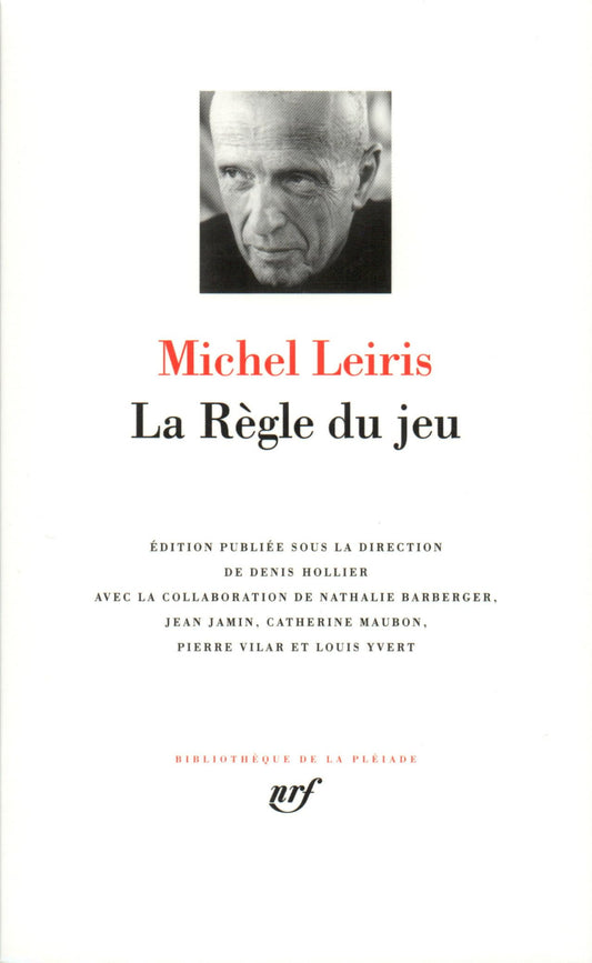 La Regle du Jeu (French Edition) Bibliotheque de la Pleiade