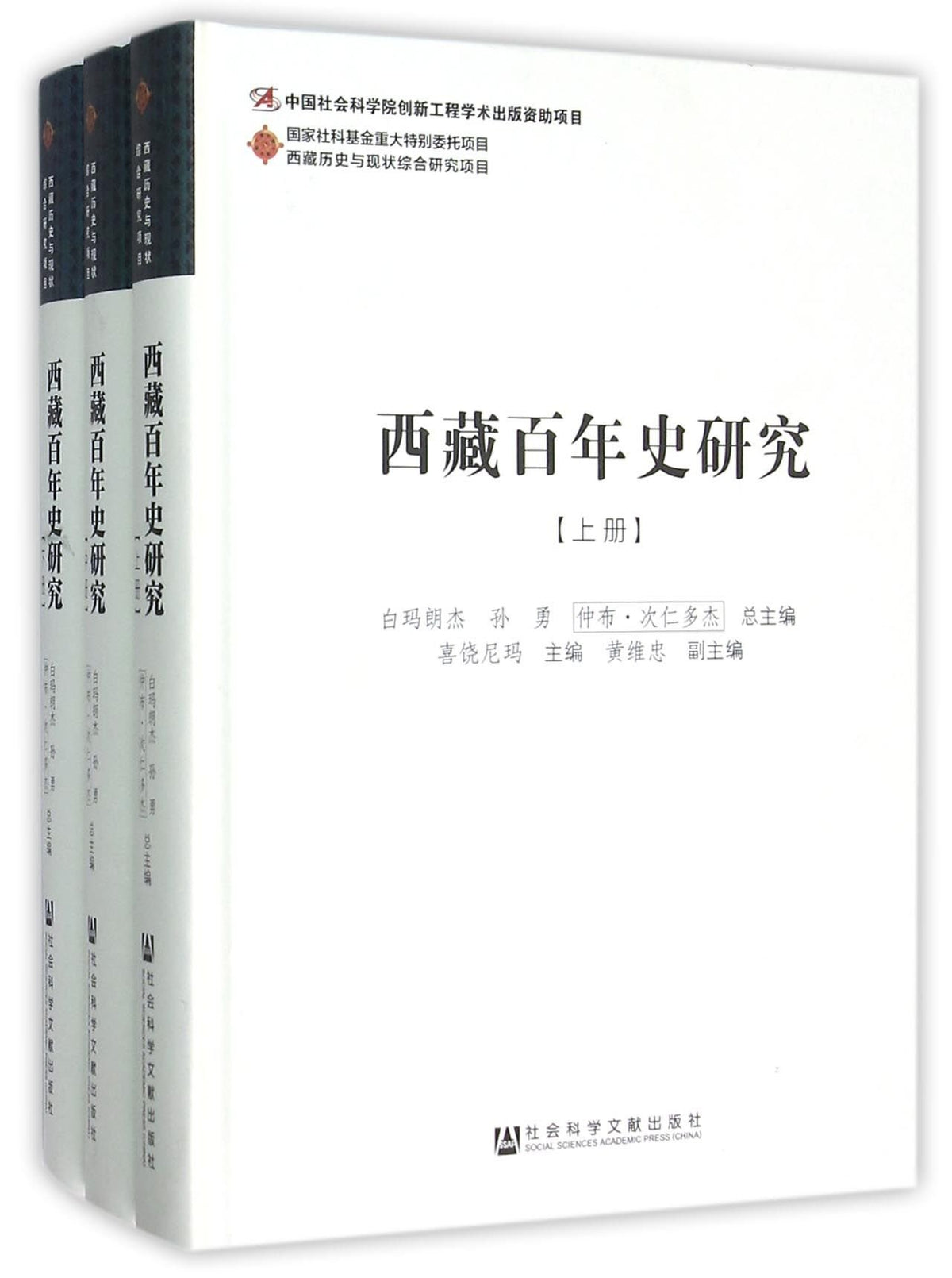 西藏百年史研究(上中下)(精)
