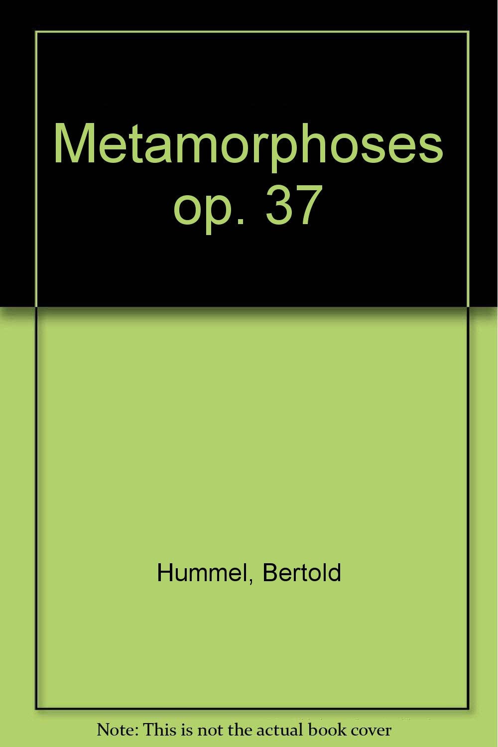 Metamorphoses: op. 37. guitar.