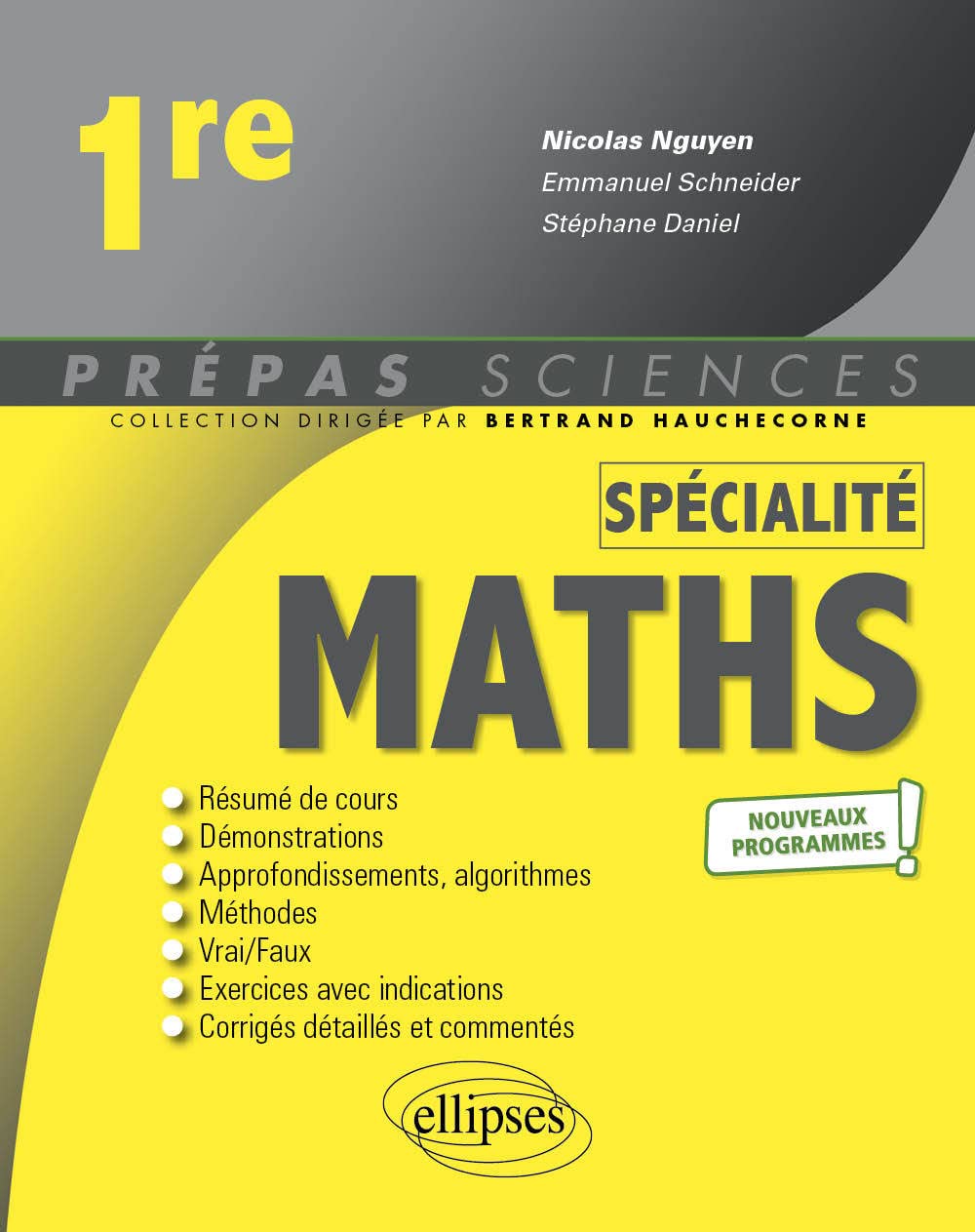Spécialité Mathématiques - 1re - nouveaux programmes