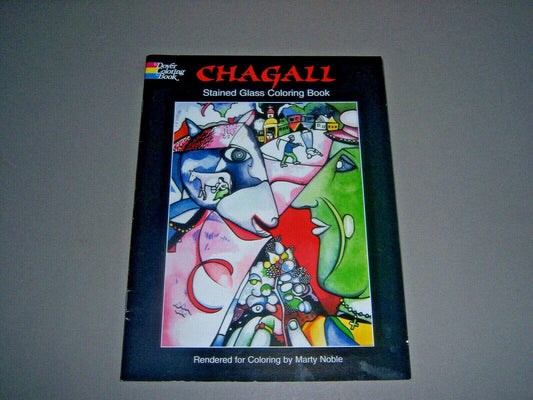 Chagall Stained Glass Coloring Book