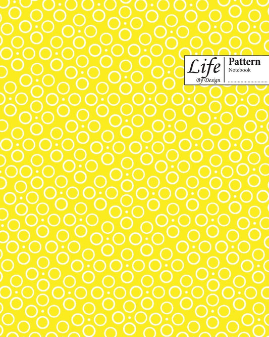 Ringed Dots Pattern Composition Notebook