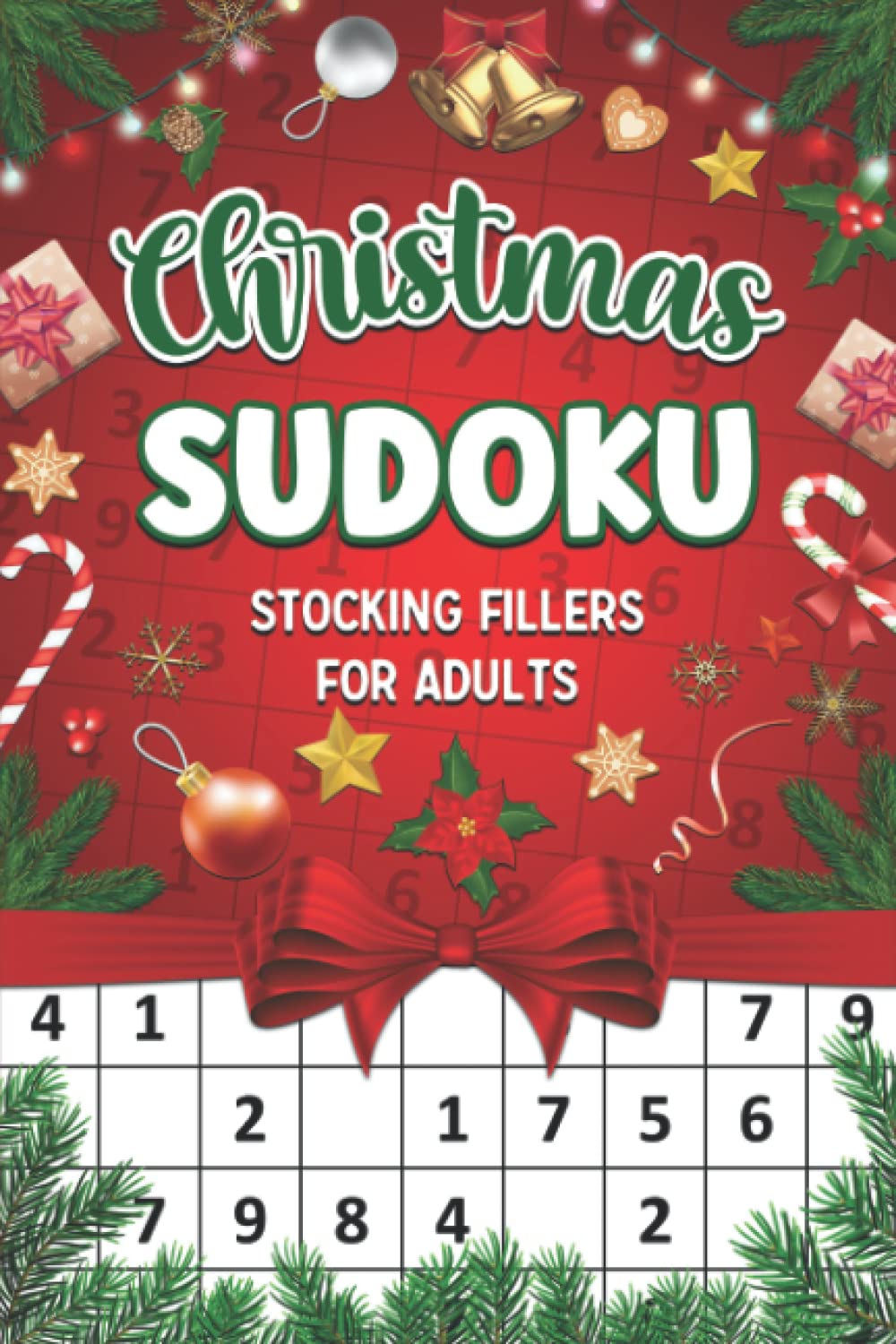 Stocking Fillers for Adults: Christmas Sudoku Puzzle Book: Fun Holiday Activity Book for Adults, Christmas Gift Idea