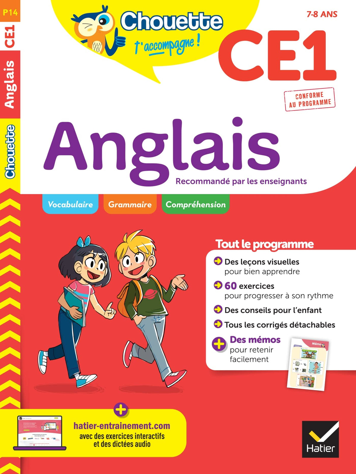Chouette - Anglais CE1: cahier d'entraînement recommandé par les enseignants