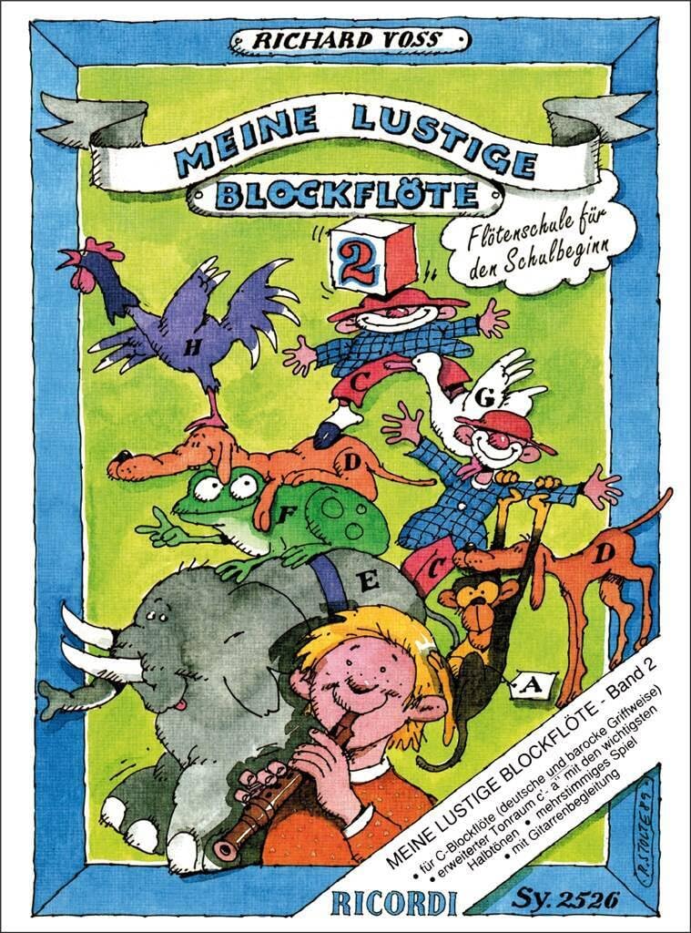 Meine Lustige Blockflote Band 2 (Dt. Und Barock) Flûte a Bec