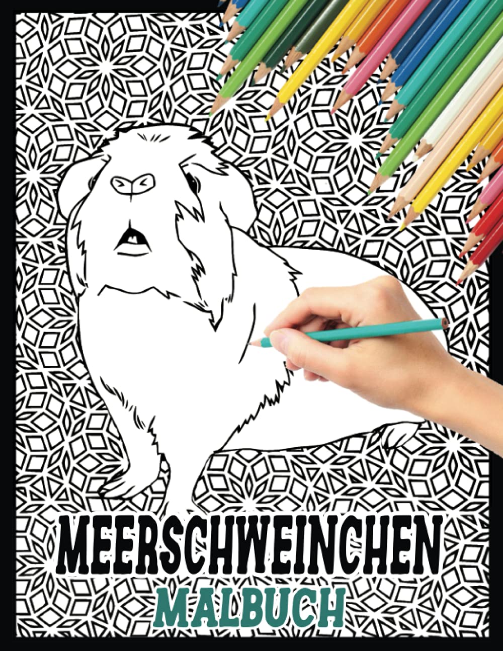 Meerschweinchen Malbuch: Ein süßes Malbuch für Erwachsene mit schönen und entspannenden Meerschweinchen-Designs, Mandala