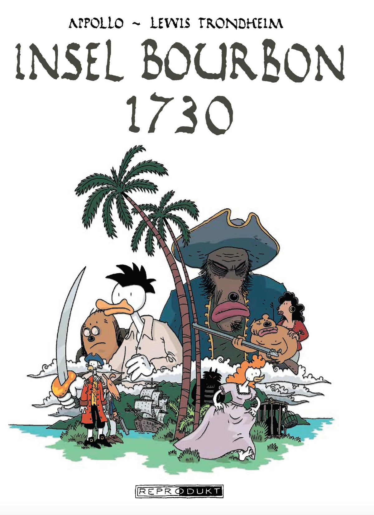 Die Insel Bourbon 1730