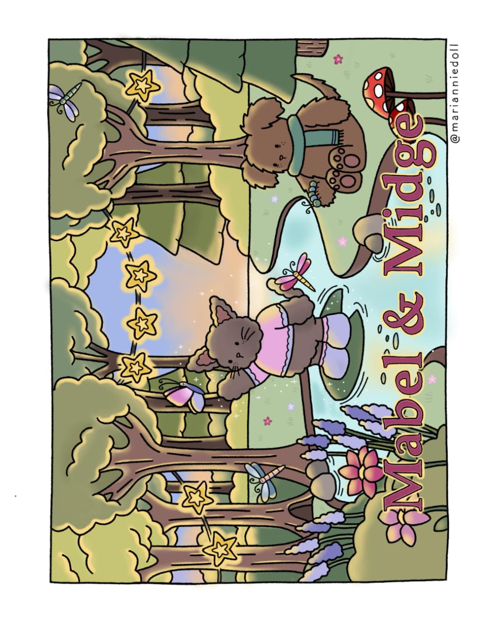 Mabel and Midge: A Whimsical and Cosy Colouring Book (Standard Edition)