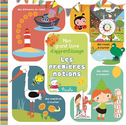 Les premières notions: Mon grand livre d'apprentissage