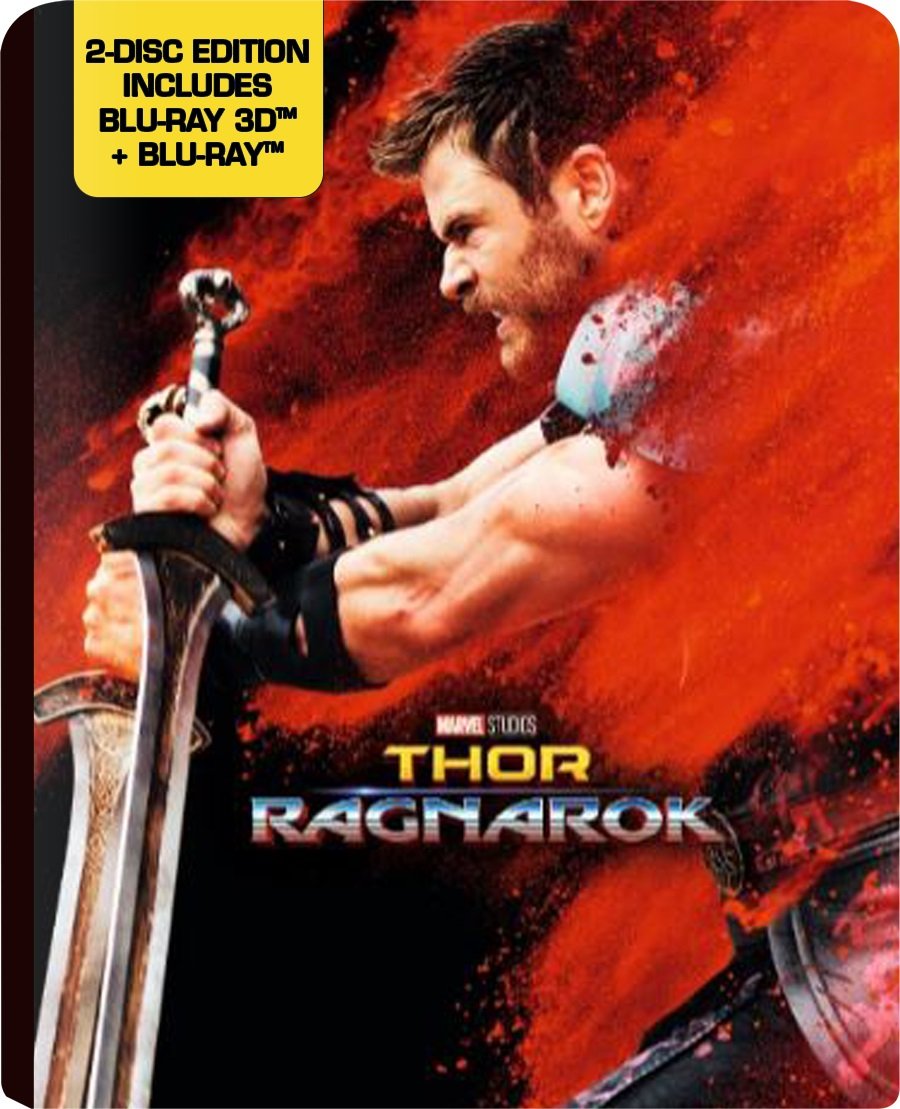Thor: Ragnarok (3D + Blu-ray) (STEELBOOK) (2017) (All Region)