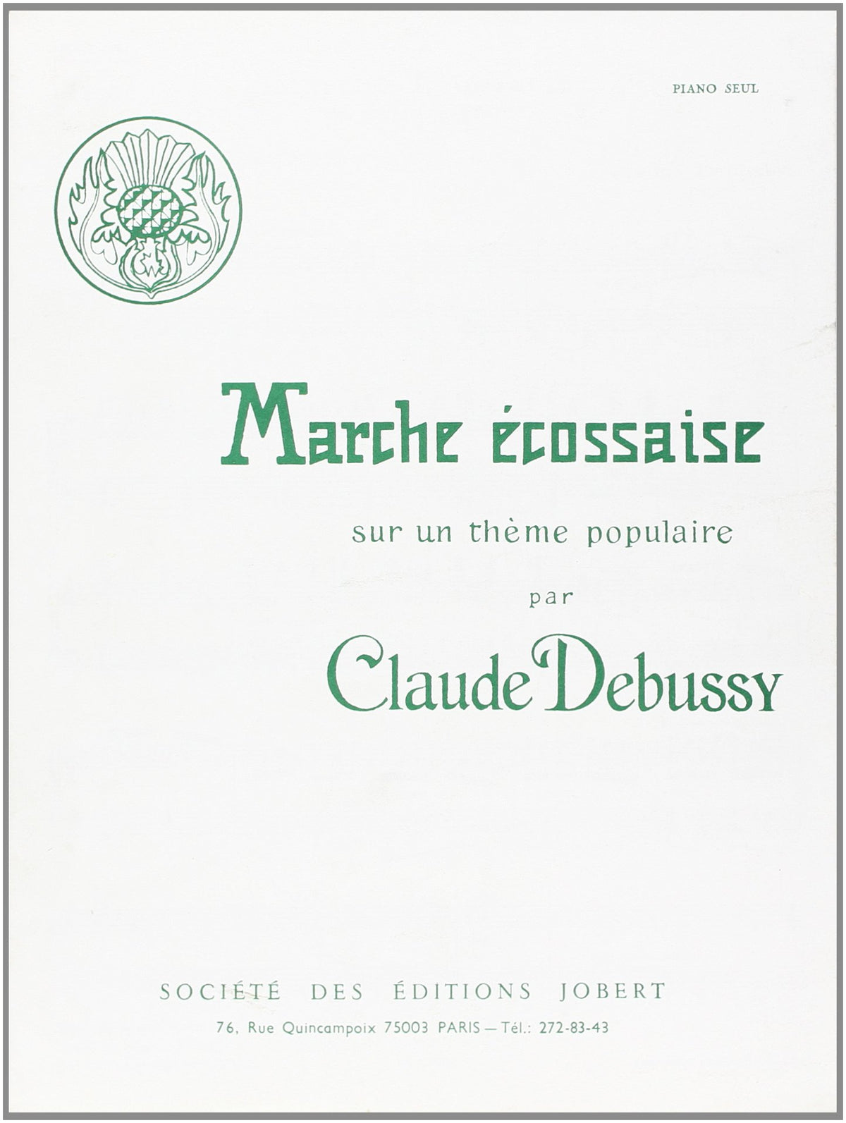 Debussy: Marche Écossaise