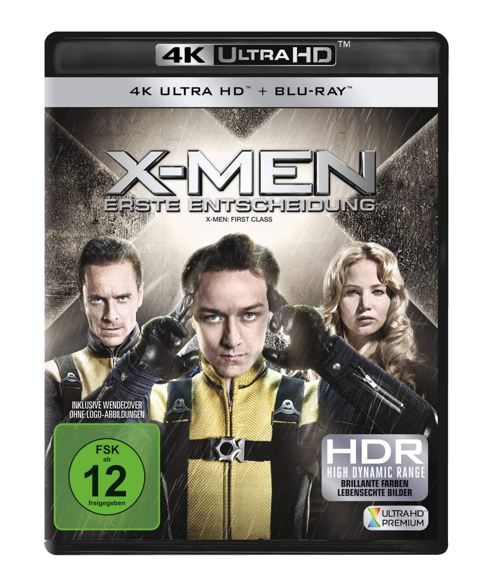 X-Men - Erste Entscheidung 4K, 2 UHD-Blu-rays