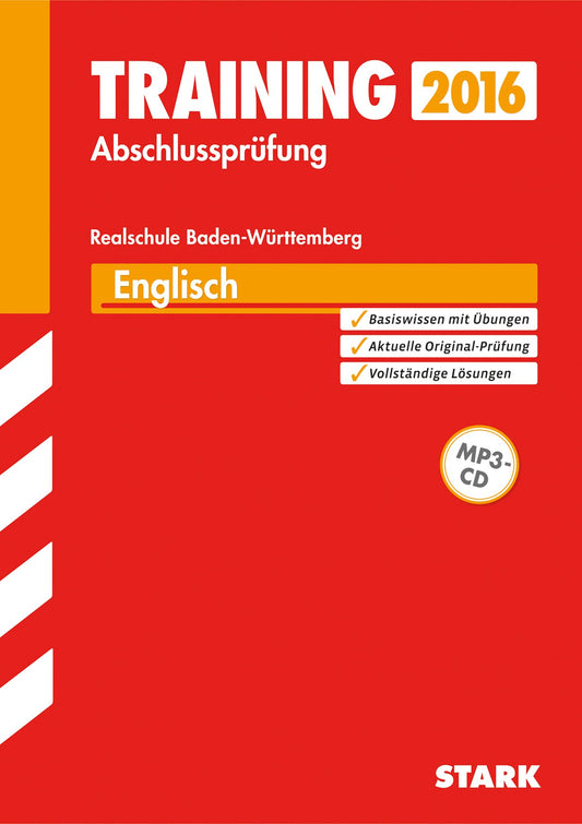 Training Abschlussprüfung Englisch mit Audio-CD 2015 Realschule Baden-Württemberg