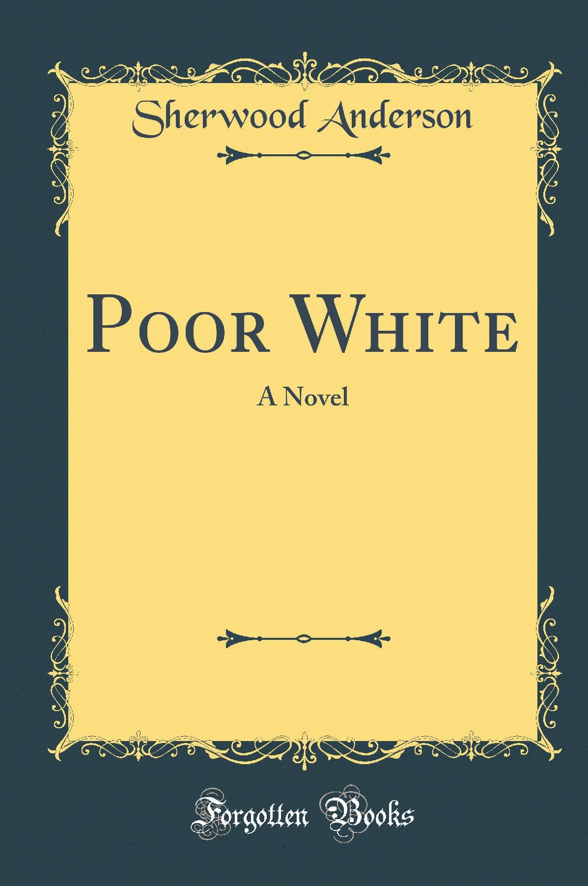 Poor White: A Novel (Classic Reprint)