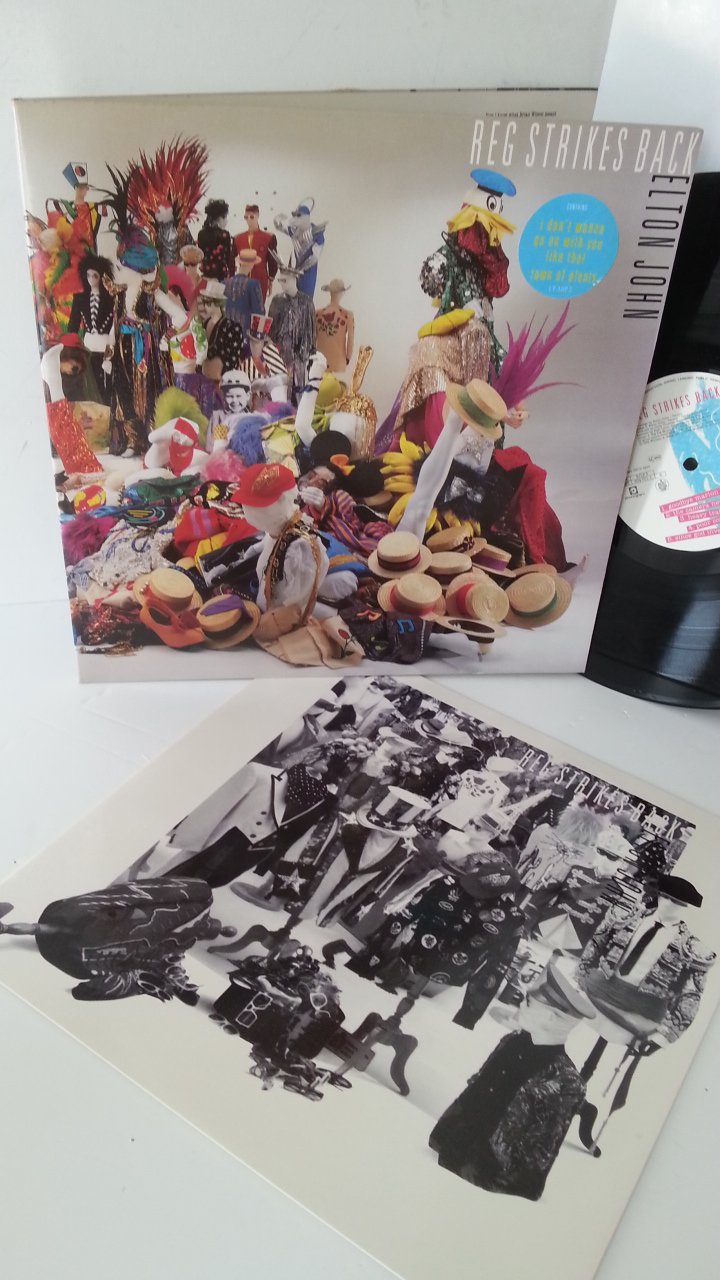 ELTON JOHN reg strikes bac, gatefold, EJLP 3