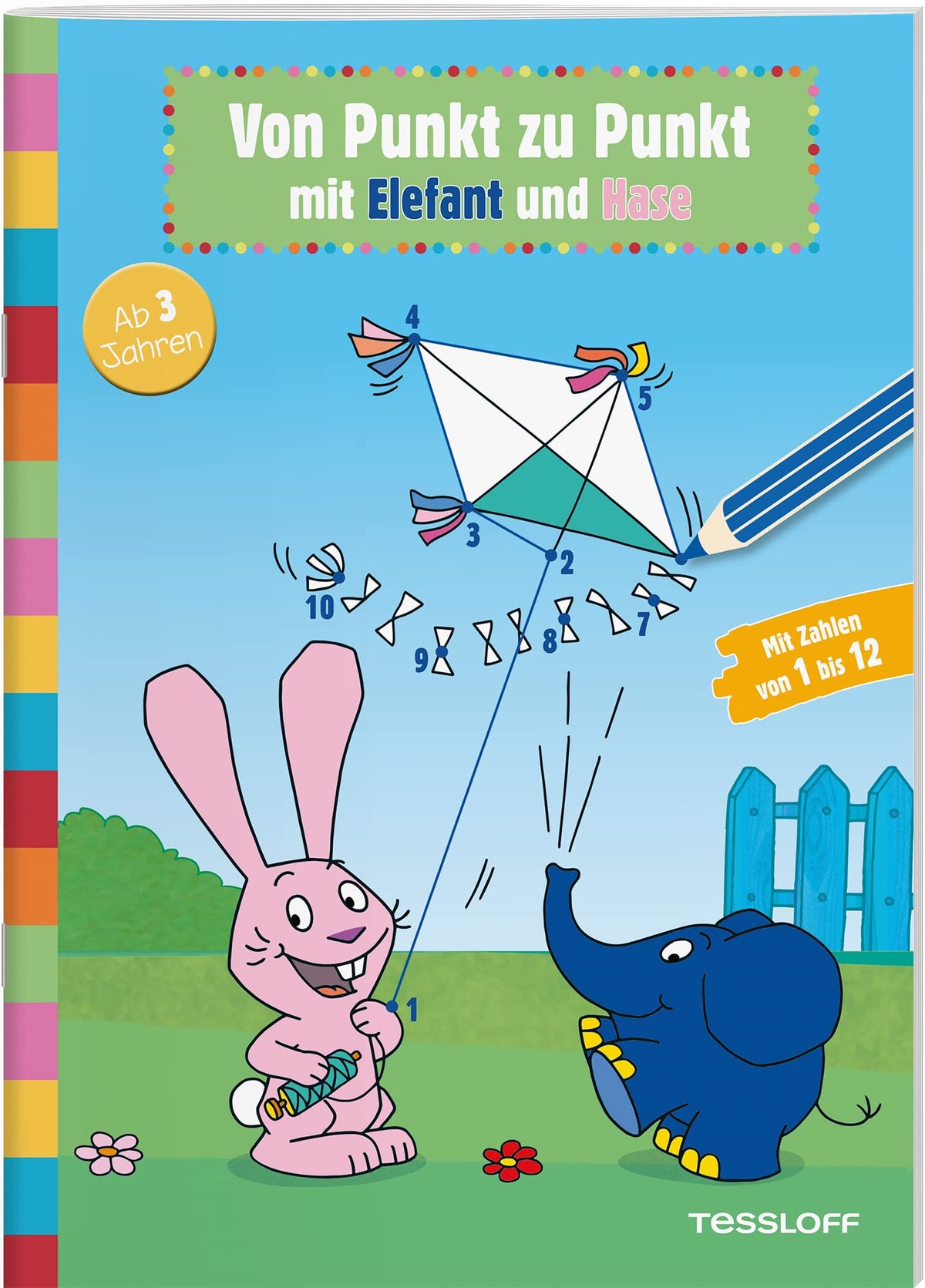 Von Punkt zu Punkt mit Elefant und Hase: Elefantastischer Malspaß für Kindergartenkinder