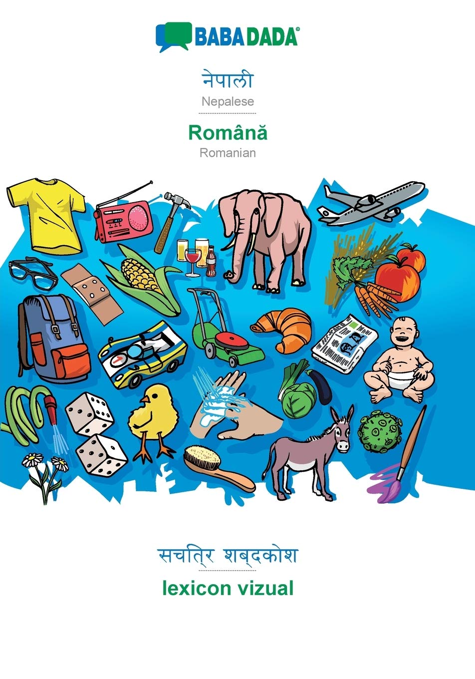 BABADADA, Nepalese (in devanagari script) - Română, visual dictionary (in devanagari script) - lexicon vizual: Nepalese