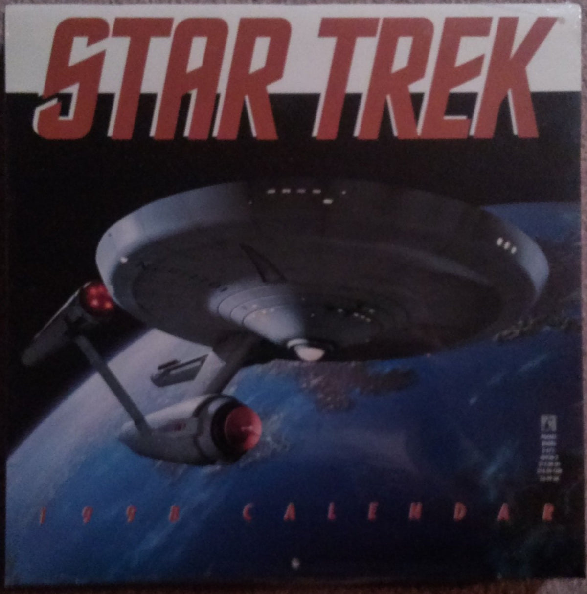 STAR TREK 1998 CALENDAR (Star Trek 1998 Wall Calendars)