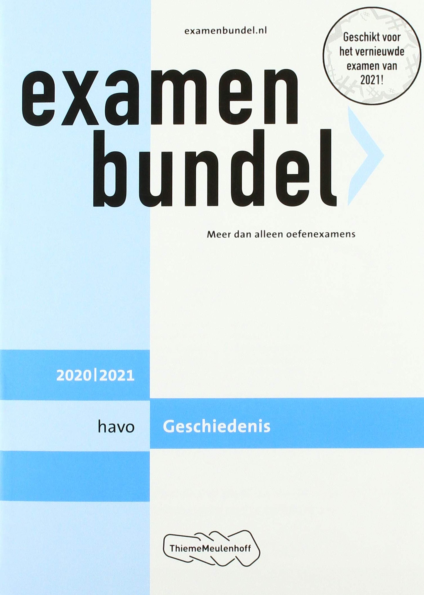 Examenbundel havo Geschiedenis 2020/2021
