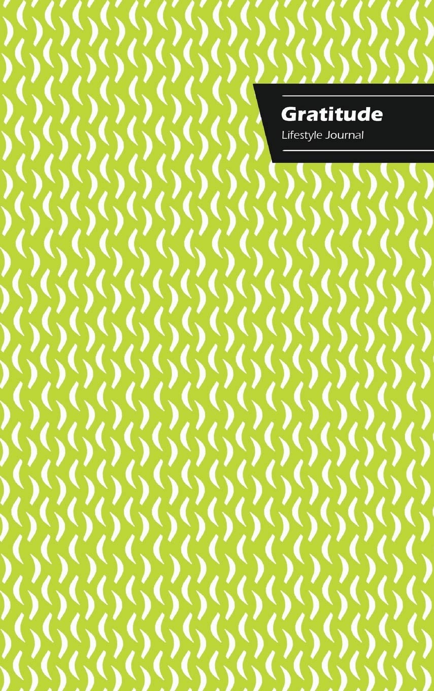 Gratitude Lifestyle Journal, Creative Write-in Notebook, Dotted Lines, Wide Ruled, Size (A5) 6 x 9, (Yellow-White)