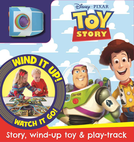Disney Pixar: Toy Story: Busy Board with Wind-Up Car & Track