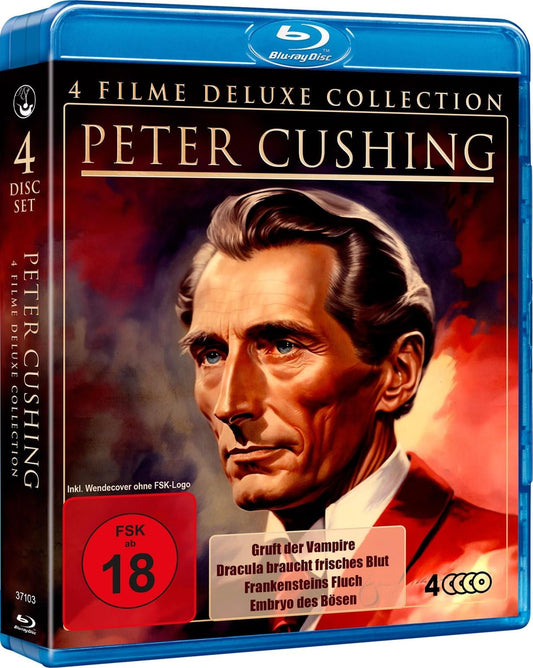 Peter Cushing - Deluxe Collection (4 Blu-ray-Box mit Wendecover)