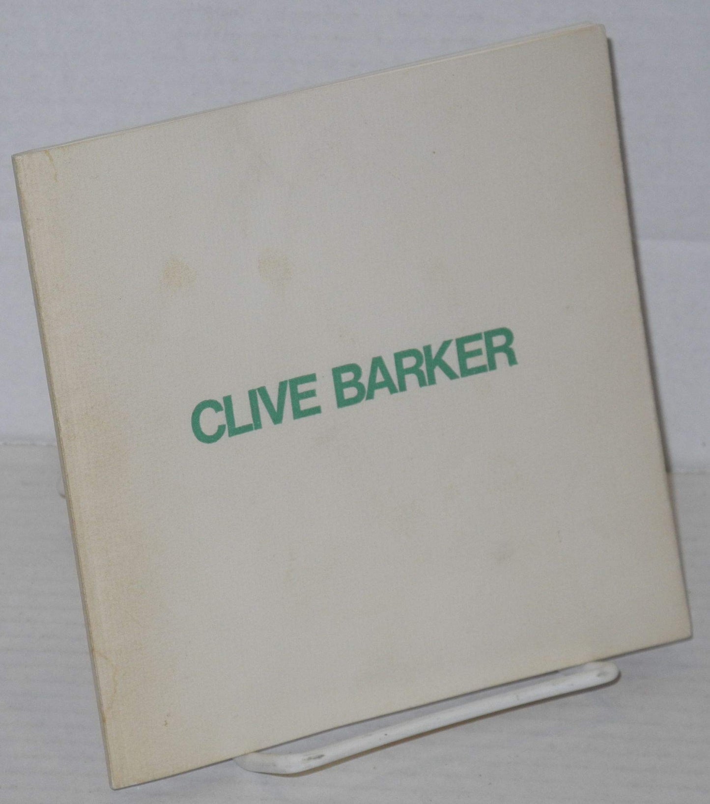 Clive Barker: Heads and chariots : 2 to 26 July 1974