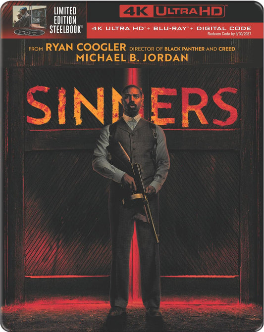 Sinners (4K Ultra Steelbook + Blu-ray + Digital)