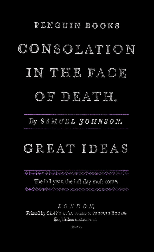 Great Ideas Consolation in the Face of Death
