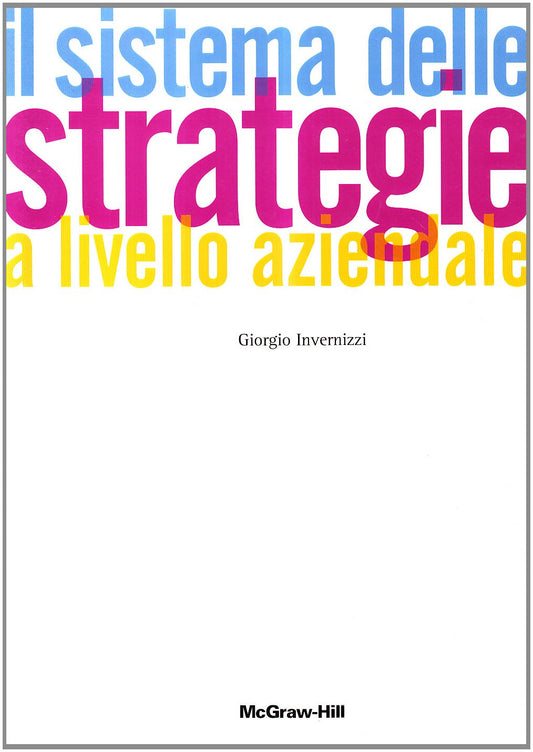 Il sistema delle strategie a livello aziendale