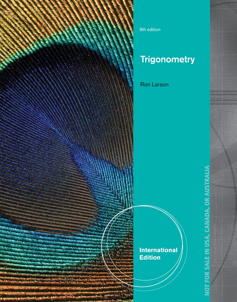 Trigonometry, International Edition