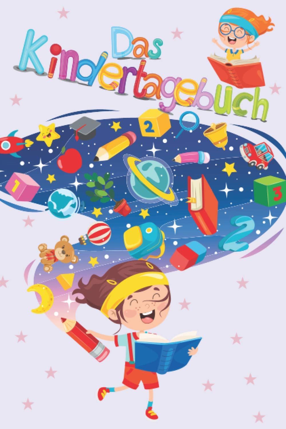 Das Kindertagebuch: für Mädchen, Din A5+, 90 doppelseitige Einträge, Softcover (German Edition)