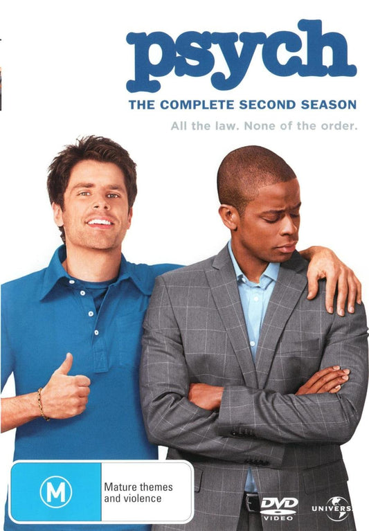 Psych Season 2 | 4 Discs | NON-USA Format | PAL | Region 4 Import - Australia