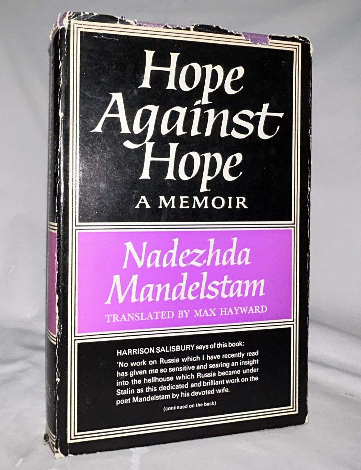 Hope Against Hope: A Memoir