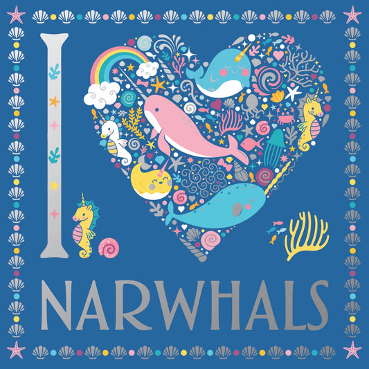 I Heart Narwhals (I Heart Colouring Books)