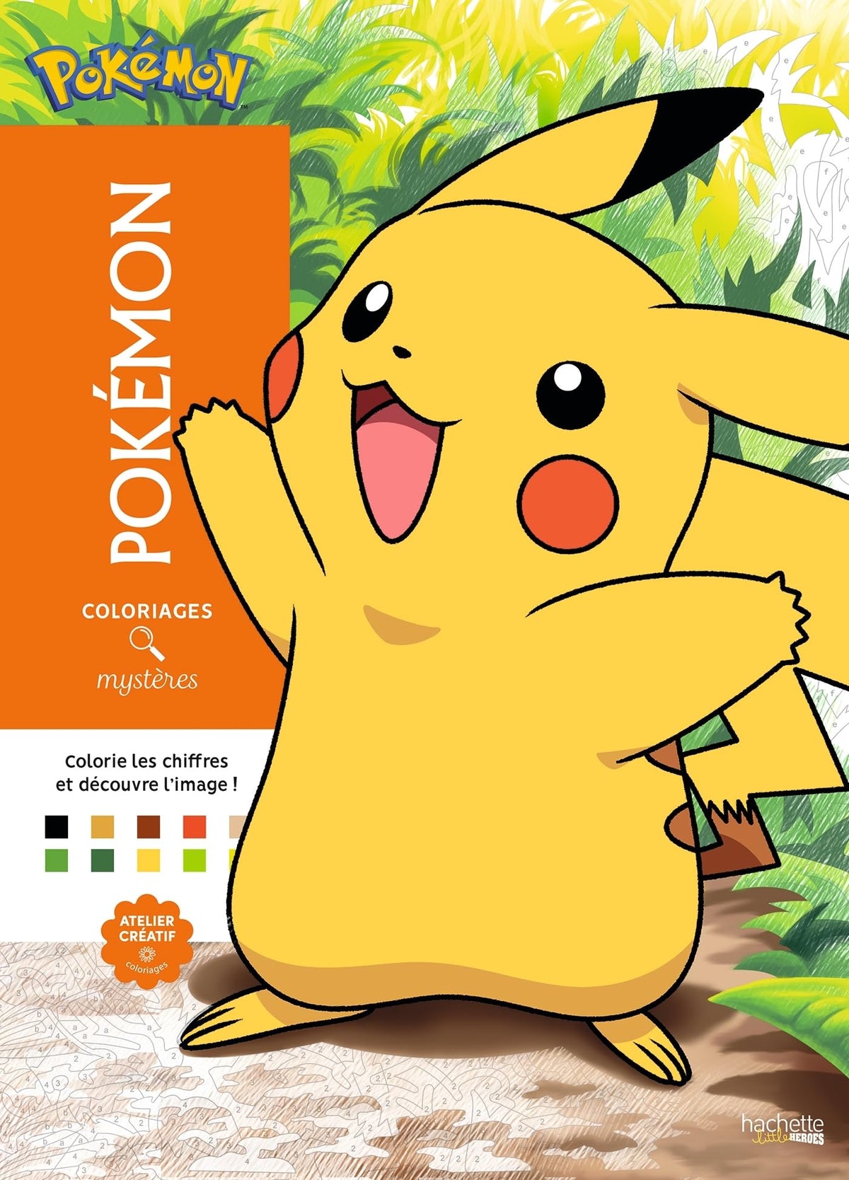 Coloriages mystères - Pokémon: Colorie les chiffres et découvre l'image
