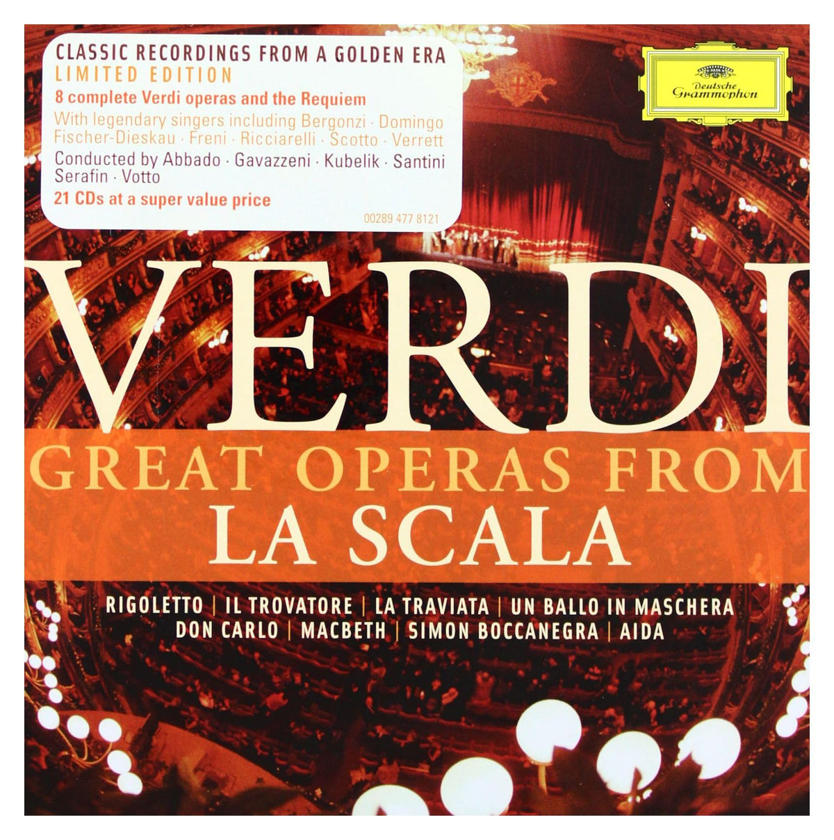 Verdi: Great Operas from LA Scala/Various (Ltd)