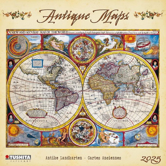 Antique Maps 2025: Calendar 2025 (Media Illustration)