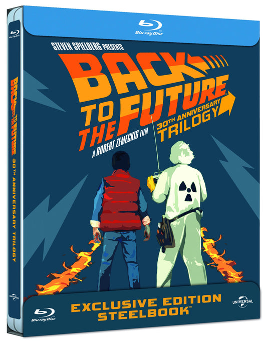 BACK TO THE FUTURE 30th Anniversary Complete Trilogy Steelbook (4-disc Blu-ray) [Italian Limited Edition Steelbook with